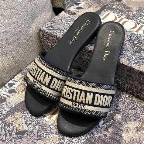 dior dway slide price|christian dior sandals price.